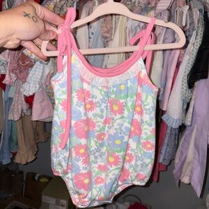 The Beaufort Bonnet Company Floral Camisole with Pink and Blue